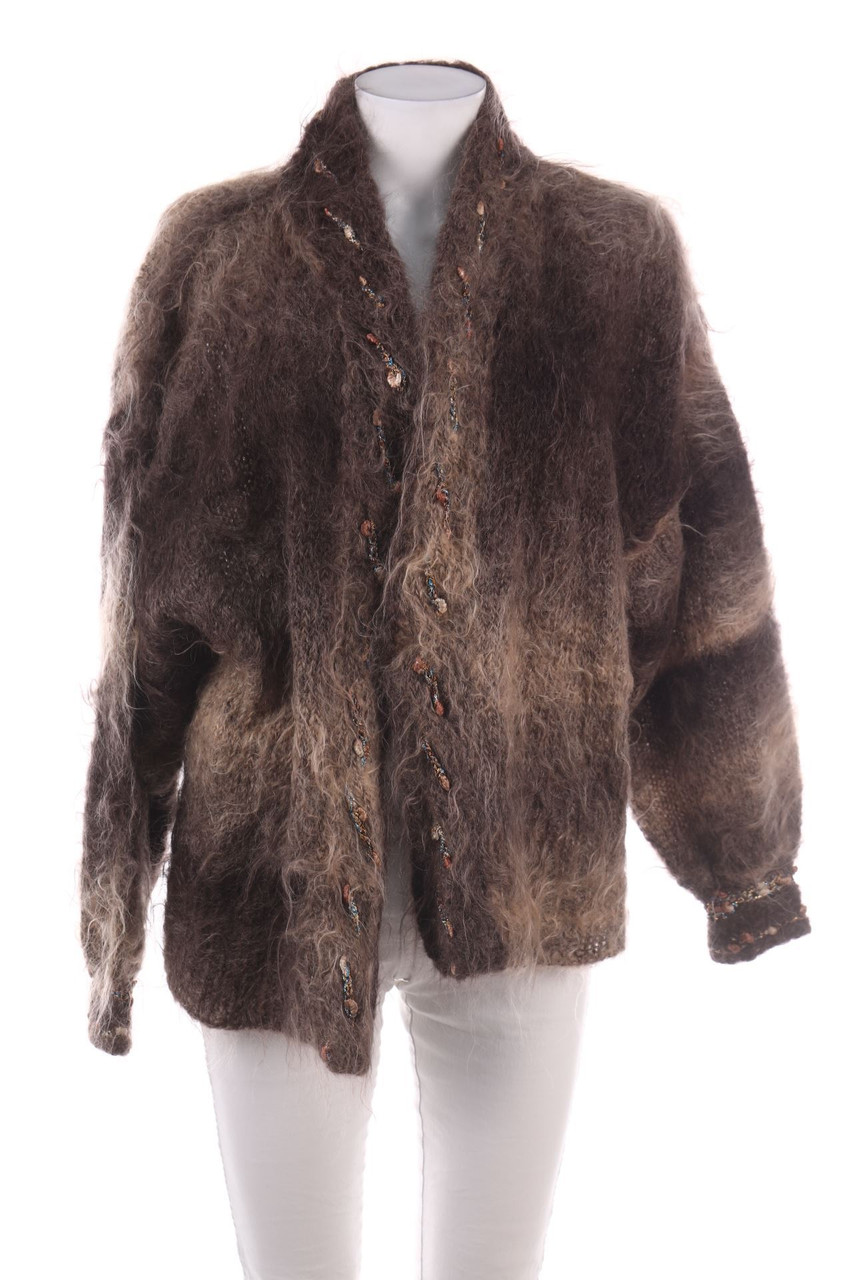 Ohne Label - Cardigan mit Applikationen - XL