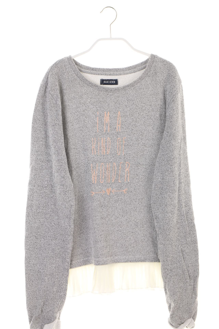 blue seven - Sweatshirt mit Statement-Print - 170