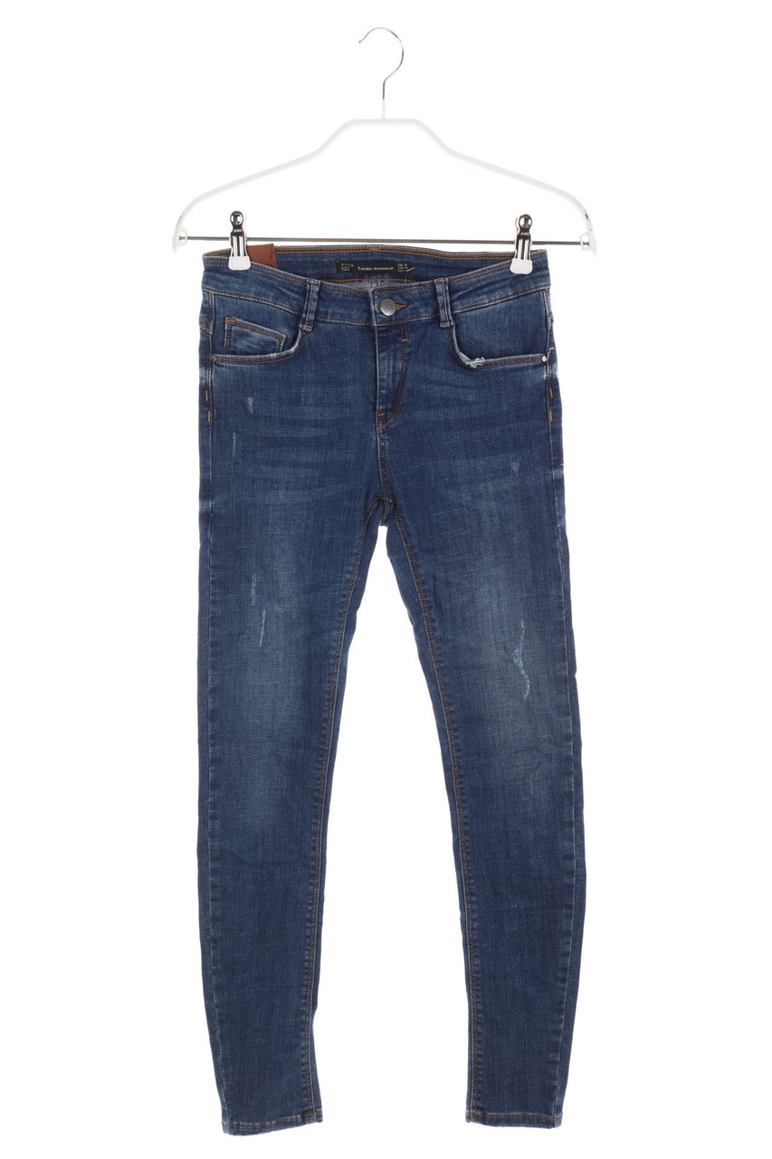 ZARA - Distressed Skinny-Jeans - S