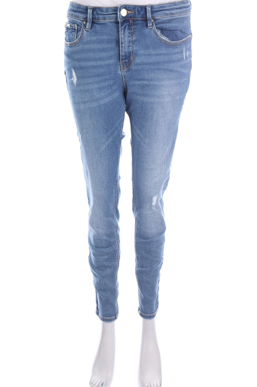 Stradivarius - Distressed Skinny-Jeans - XL