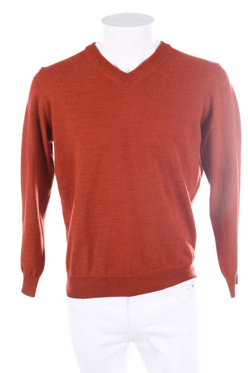 Ohne Label - V-Neck-Pullover - 50