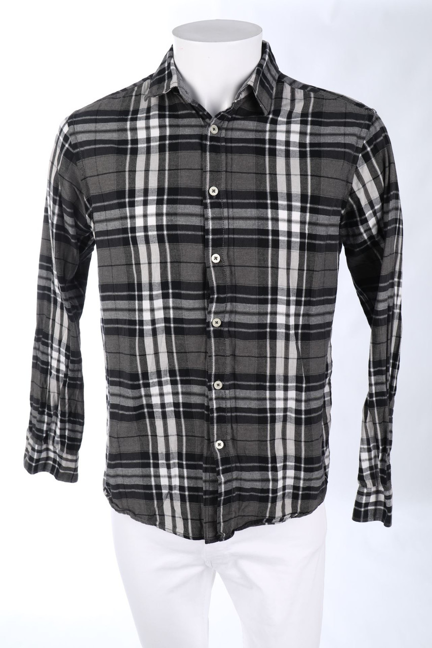 STRAIGHT UP - kariertes Hemd aus Baumwolle - M