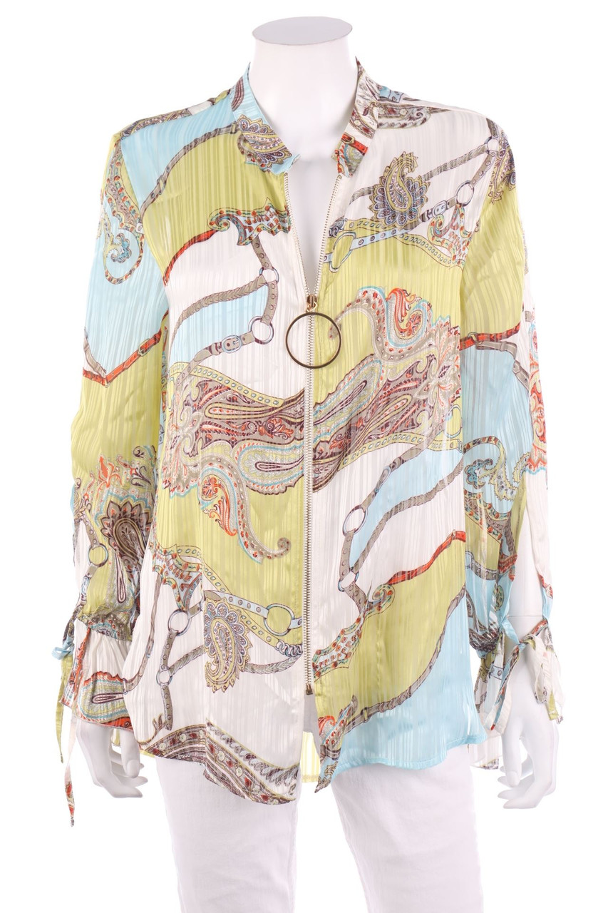 Sarah Kern - Bluse mit Reißverschluss - L