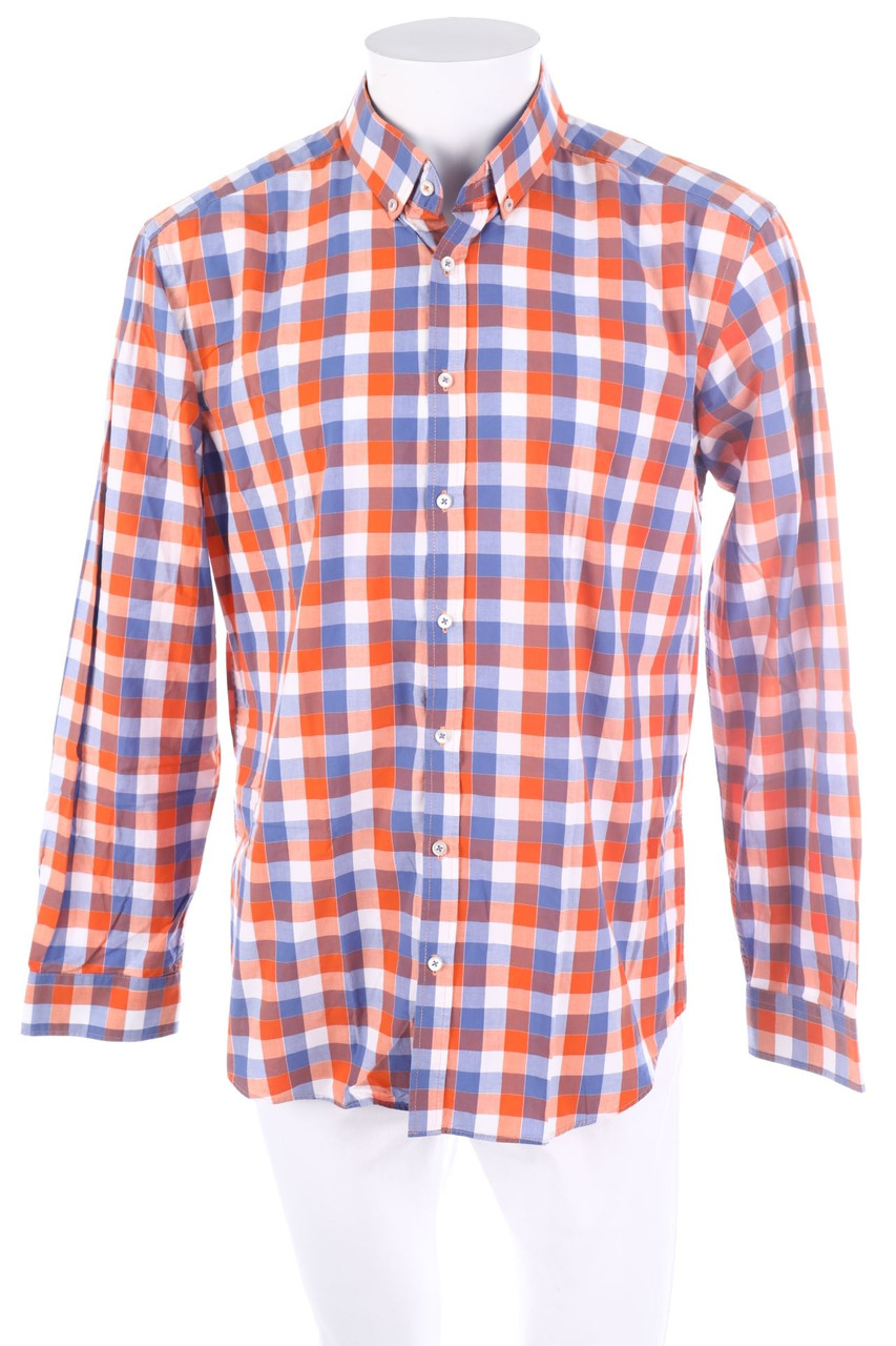 Angelo Litrico C&A - kariertes Hemd aus Baumwolle - L