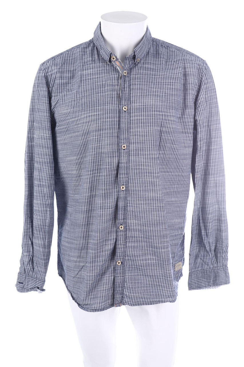 TOM TAILOR - Baumwoll-Hemd mit Streifen - XL