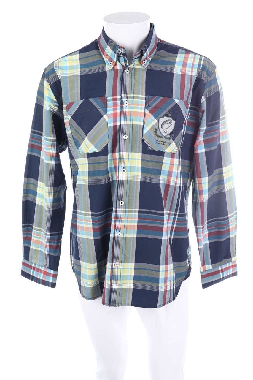 engbers - kariertes Button-down-Hemd - L