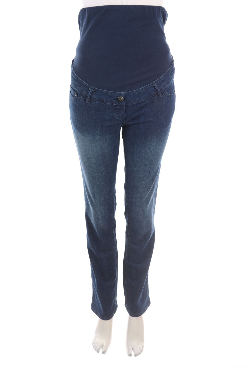 vertbaudet - Umstands-Used Look Straight Cut Jeans - S