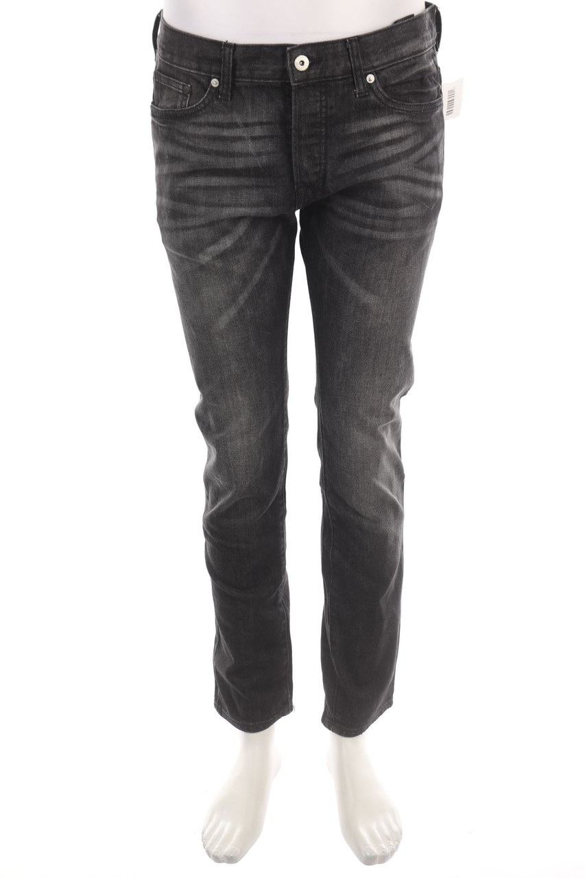 H&M &denim - Used Look Straight Cut Jeans - S