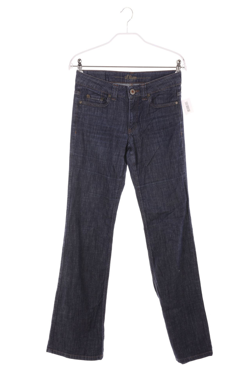 s.Oliver - Dark Denim Straight Cut Jeans - XS
