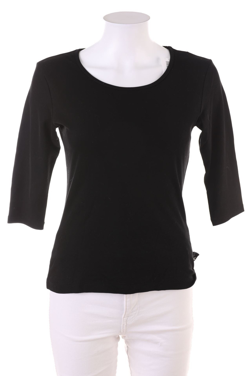 Yōji Yamamoto - 3/4-Arm-Shirt mit Logo-Stickerei - S