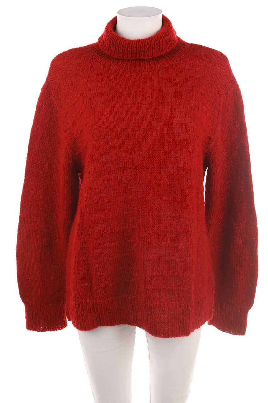 Ohne Label - Strick-Pullover mit Rollkragen - D 46