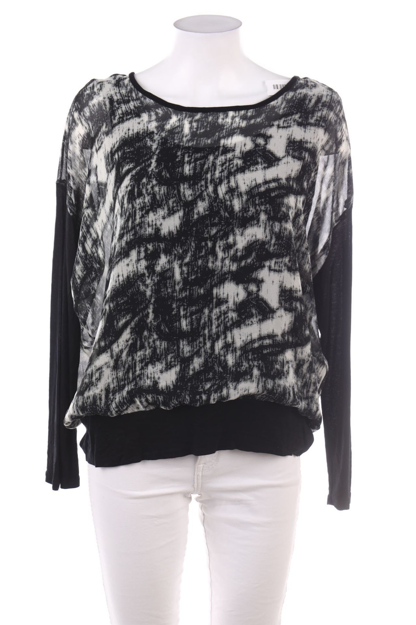 Ohne Label - Longsleeve-Shirt im Layer Look - L