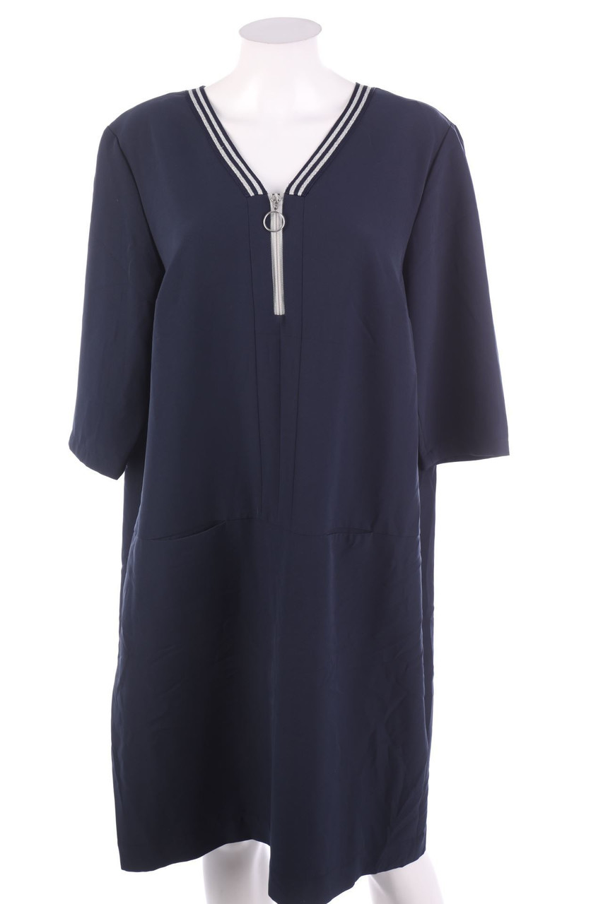 Ohne Label - Kleid mit Reißverschluss - D 48