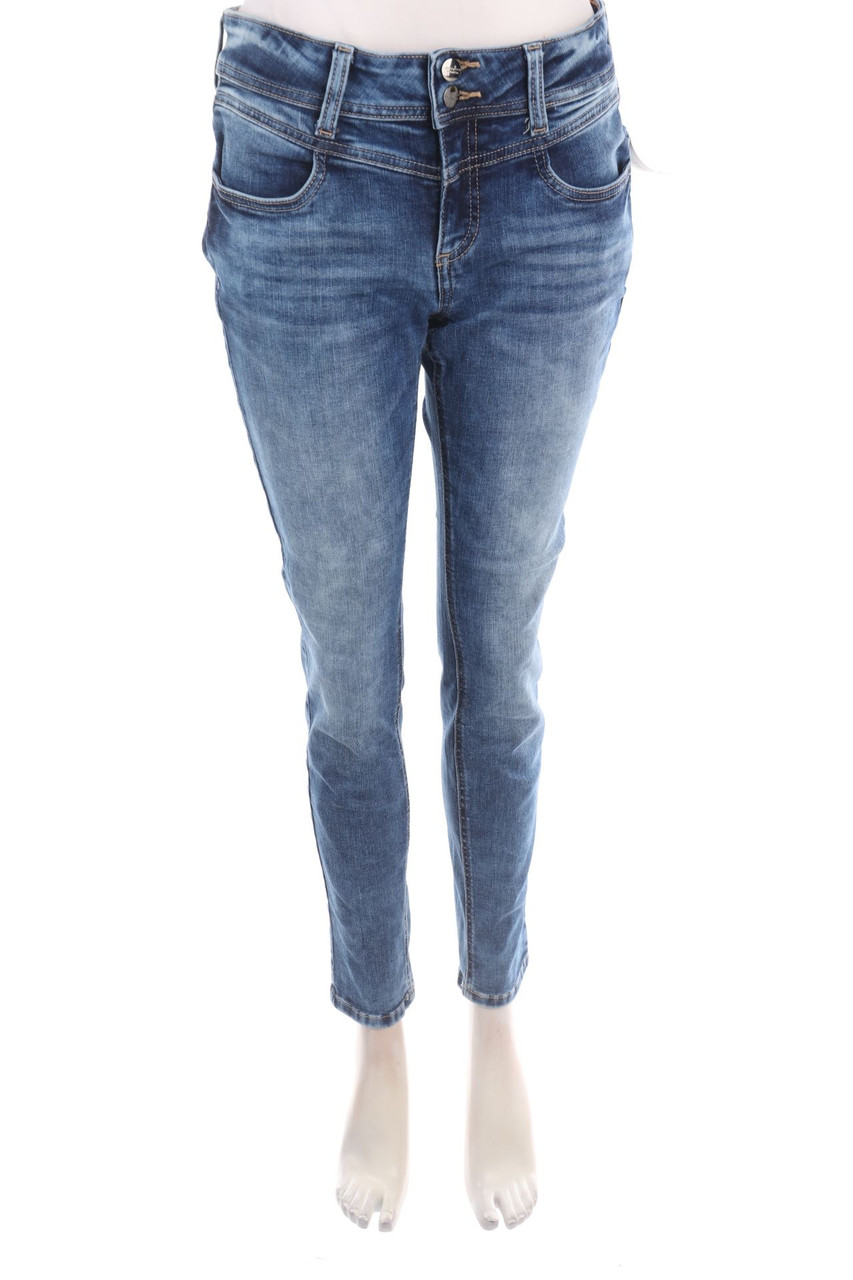 Street One - Used Look Skinny-Jeans - M