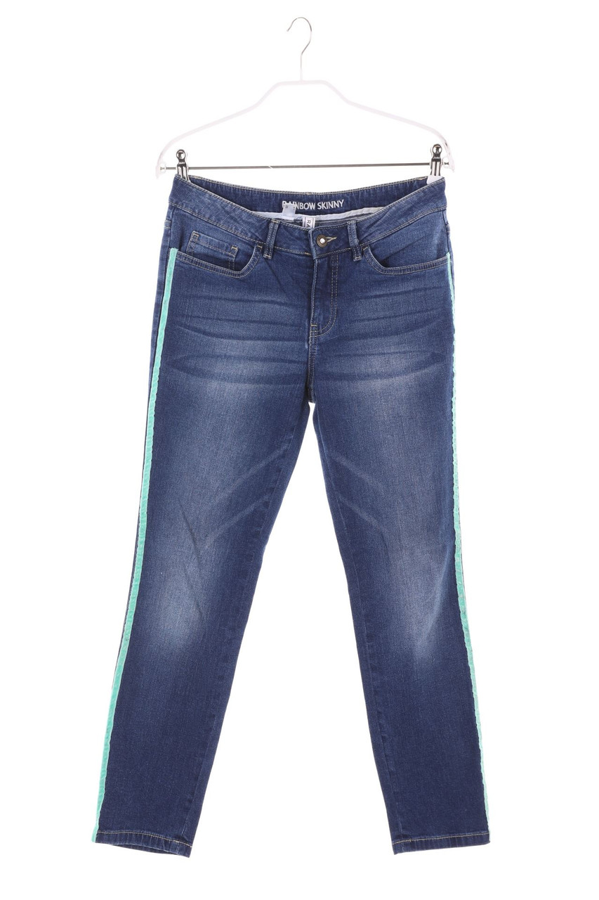 RAINBOW collection - Used Look Skinny-Jeans - S