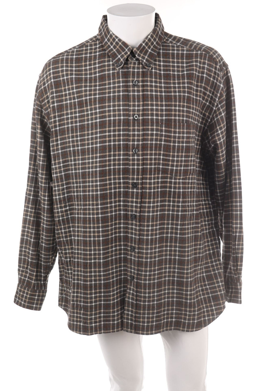 SECONDHAND - kariertes Hemd aus Baumwolle - 2XL