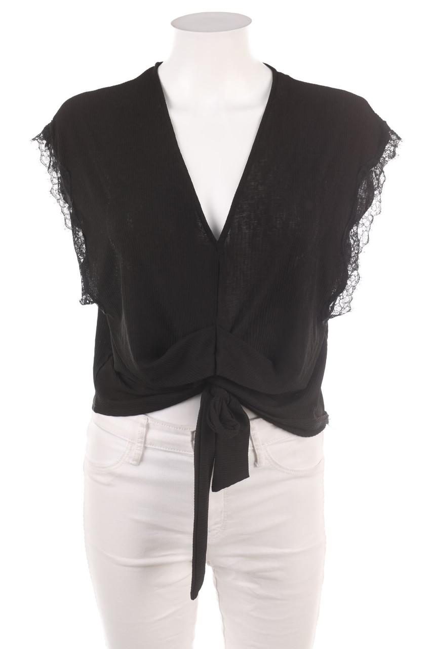 ZARA - Top mit Spitze - M