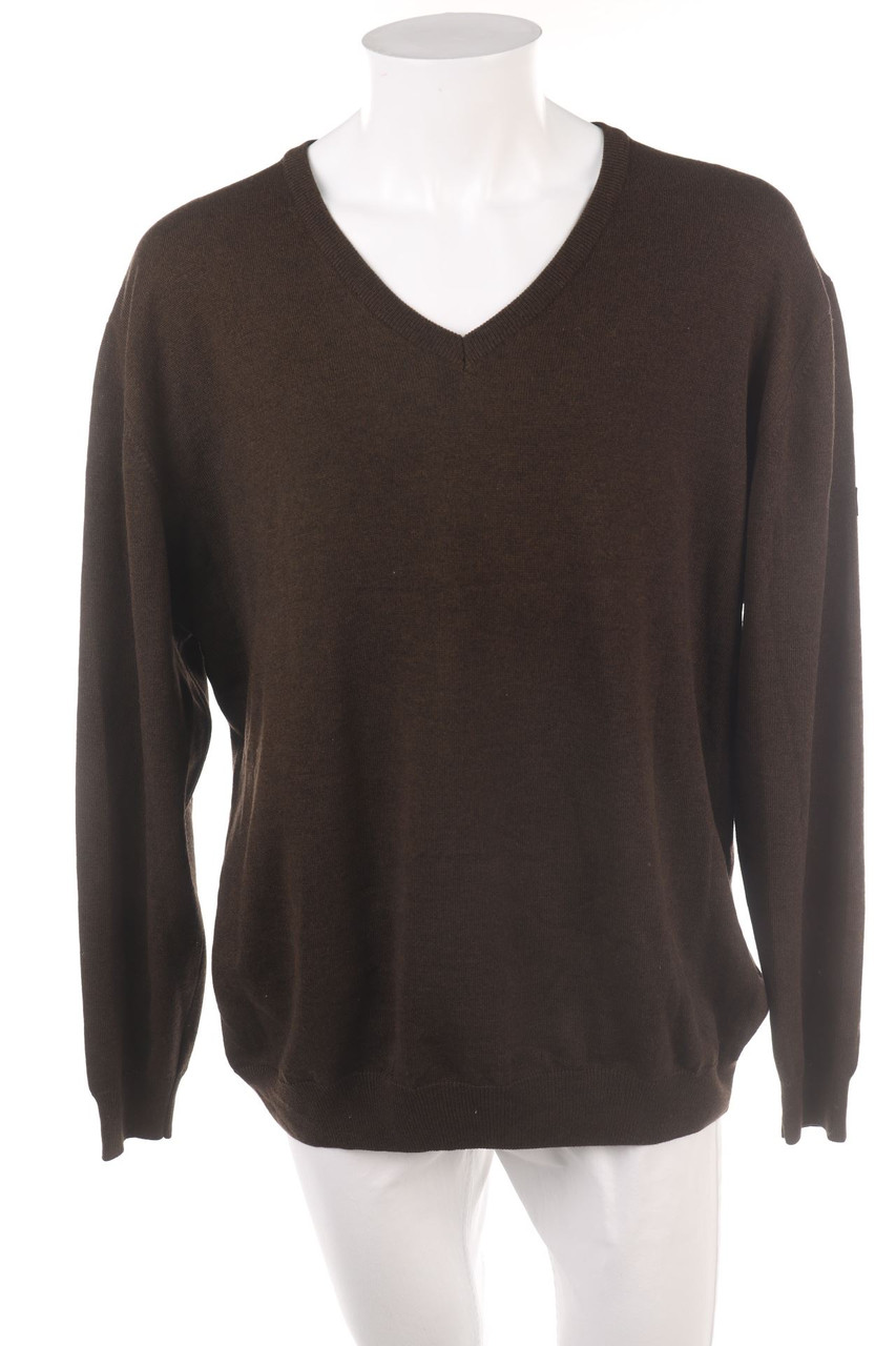 FALKE - V-Neck-Pullover mit Lambswool - 58