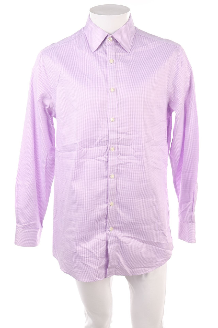 CHARLES TYRWHITT - kariertes Hemd mit Umschlagmanschetten - L