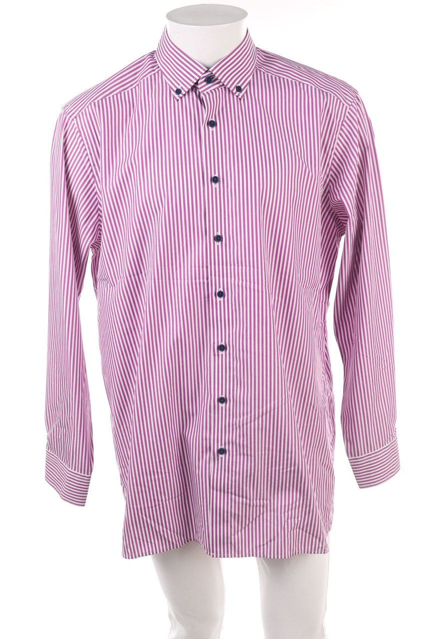OLYMP - gestreiftes Button-down-Hemd - XL