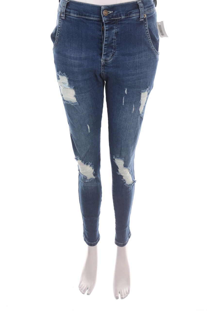 SIKSILK - Destroyed Skinny-Jeans - M