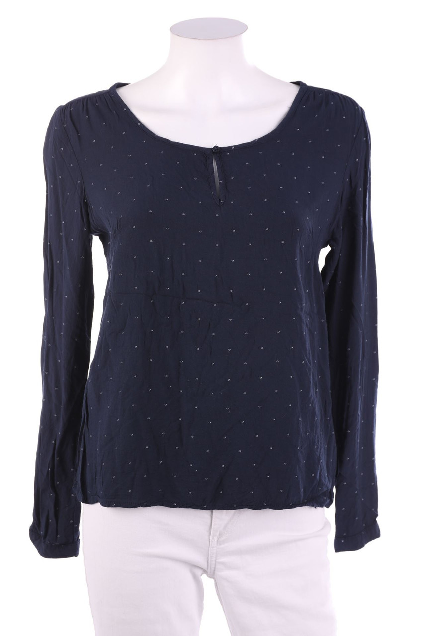 blue motion - Bluse mit Muster aus Viskose - S