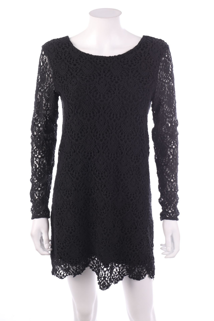 MOSS COPENHAGEN - Kleid aus Spitze mit langem Ärmel - M