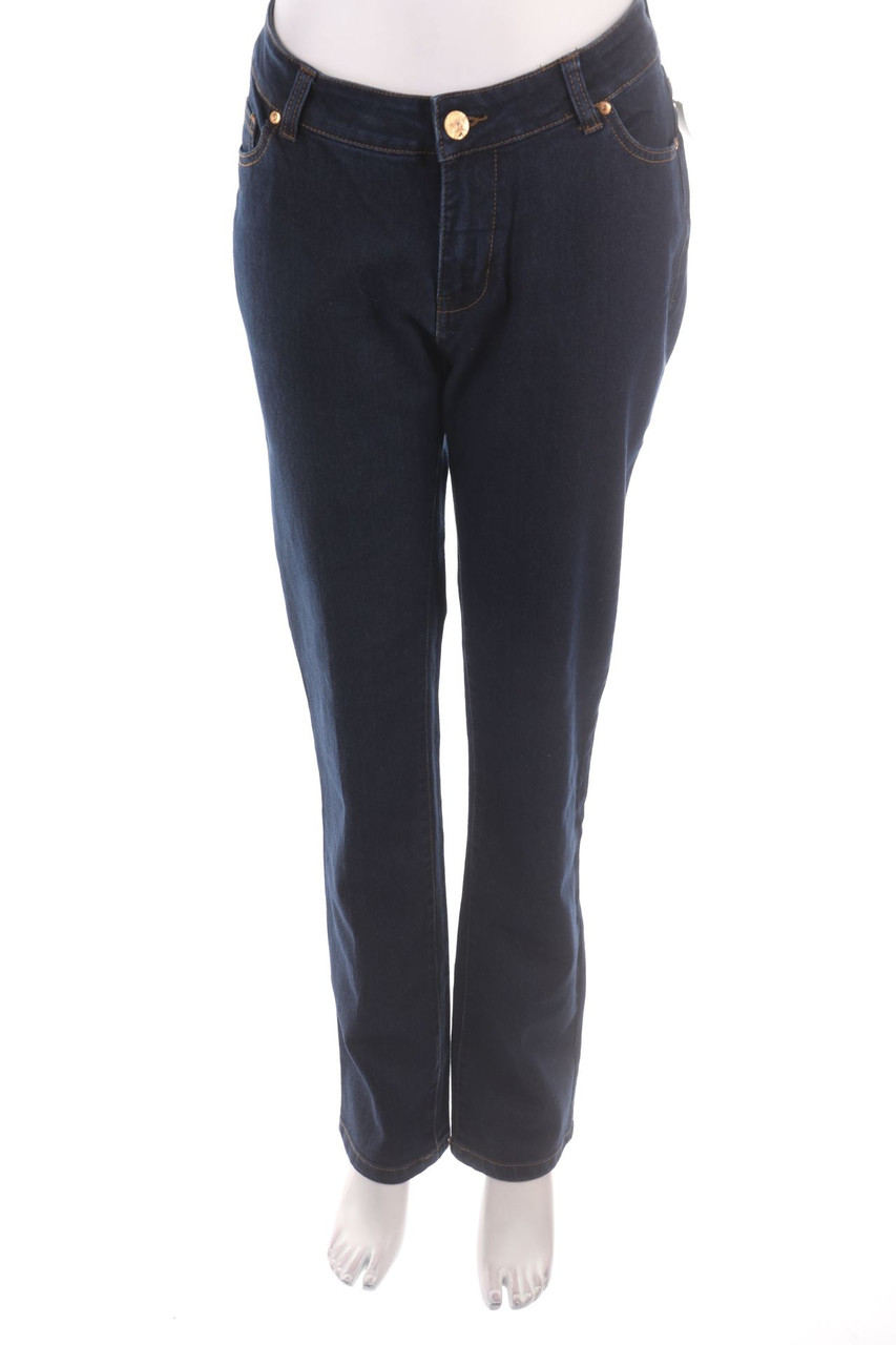 Laura T. collection - Dark Denim Straight Cut Jeans - 2XL