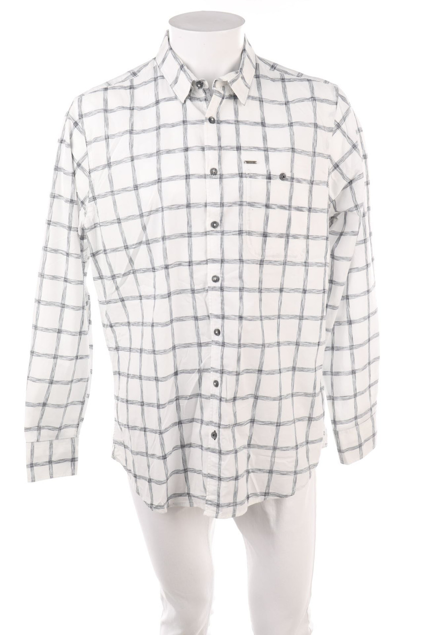 JEAN CARRIERE - kariertes Hemd - L