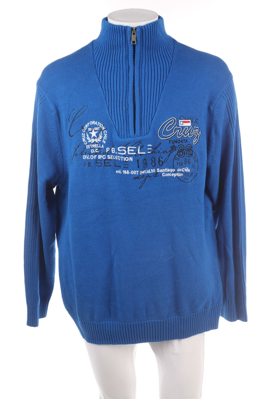 bonprix collection - Troyer-Pullover aus Baumwolle - XXXXL
