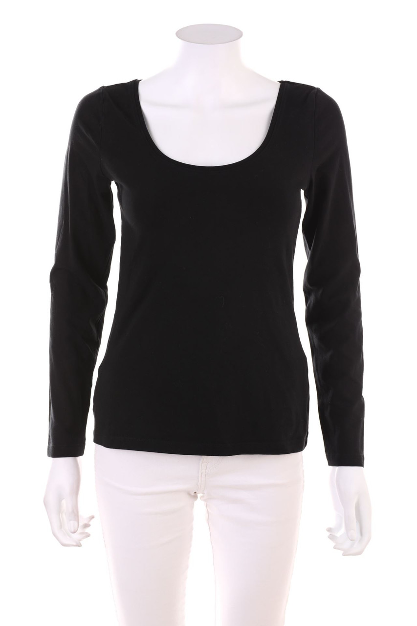 ANNA FIELD - Longsleeve-Shirt aus Baumwoll-Mix - M