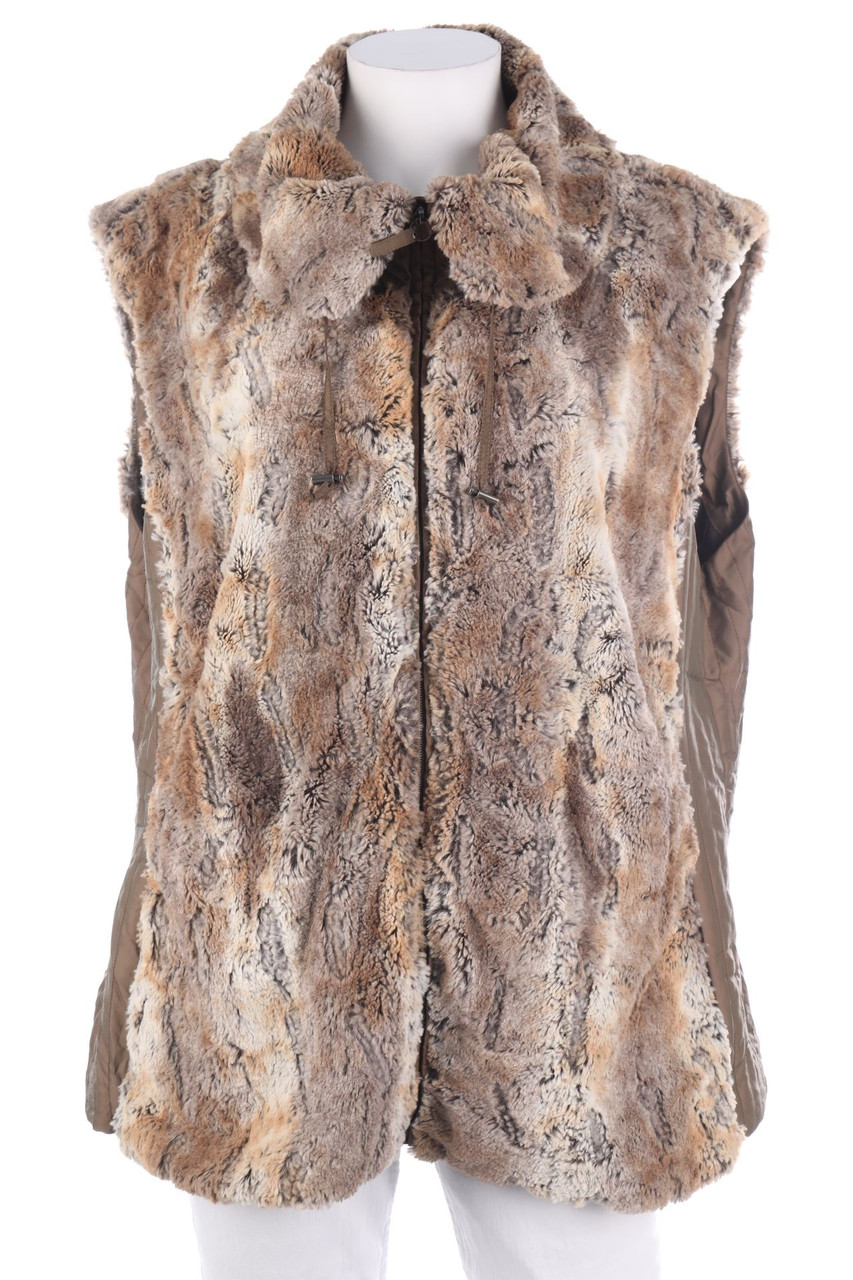 LEBEK - Fake Fur-Weste - 2XL
