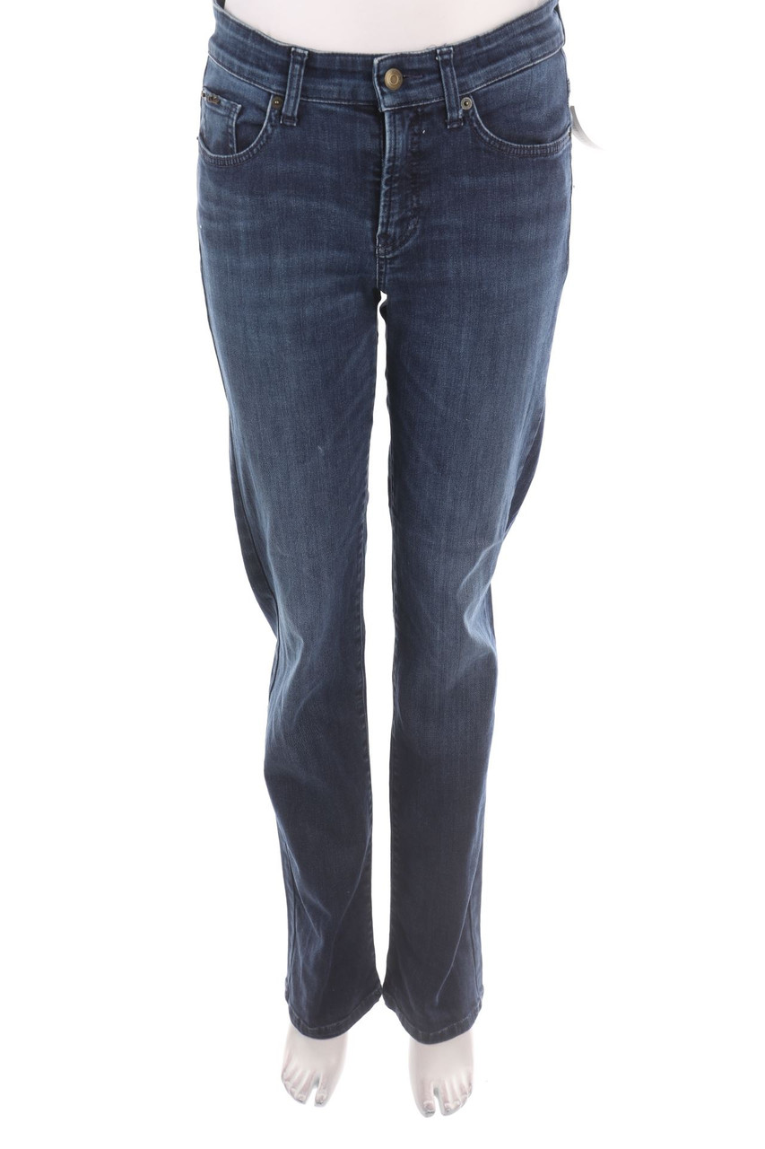 CAMBIO JEANS - Used Look Straight Cut Jeans - M