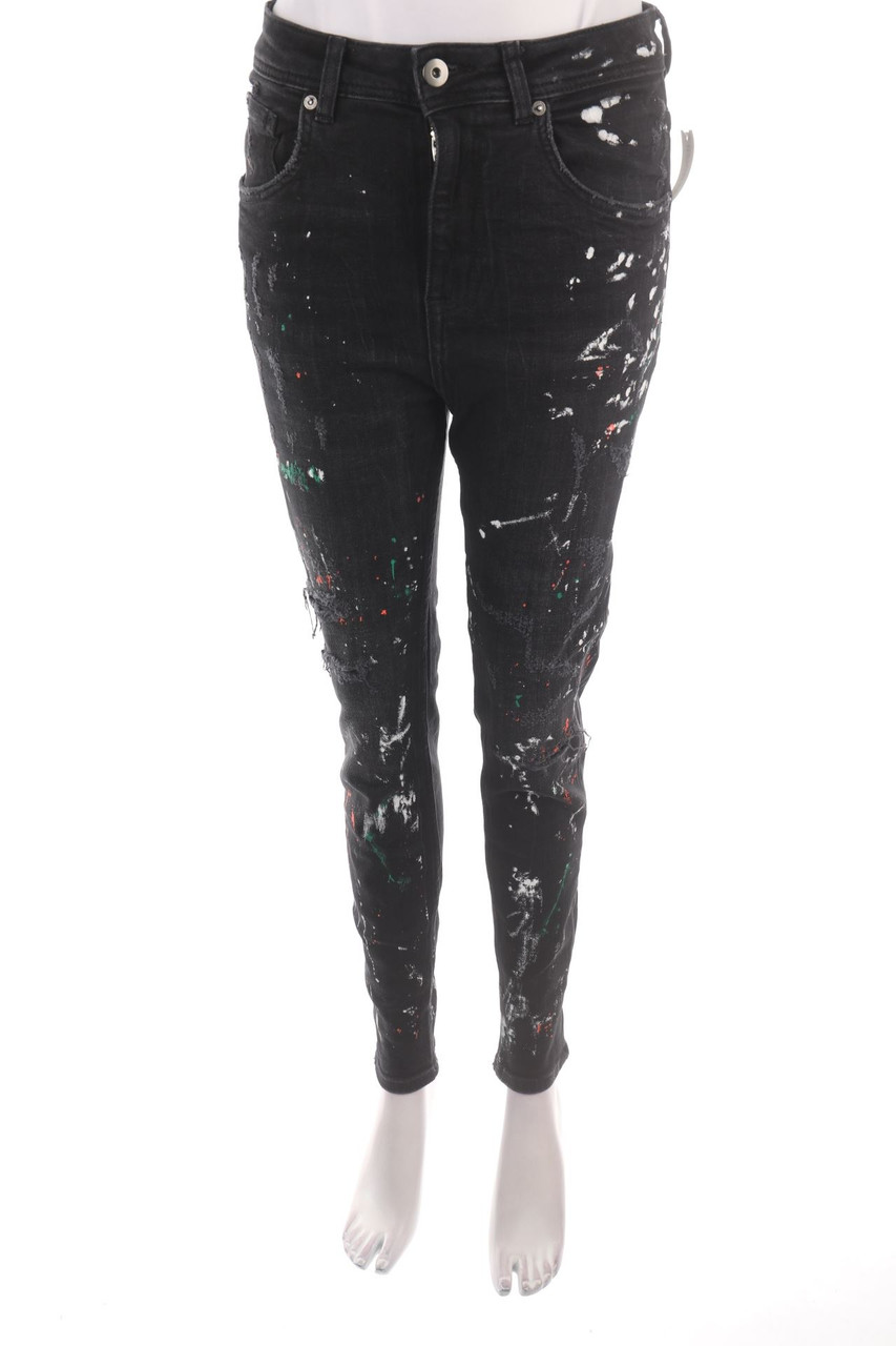 ZARA - Used Look Skinny-Jeans - L