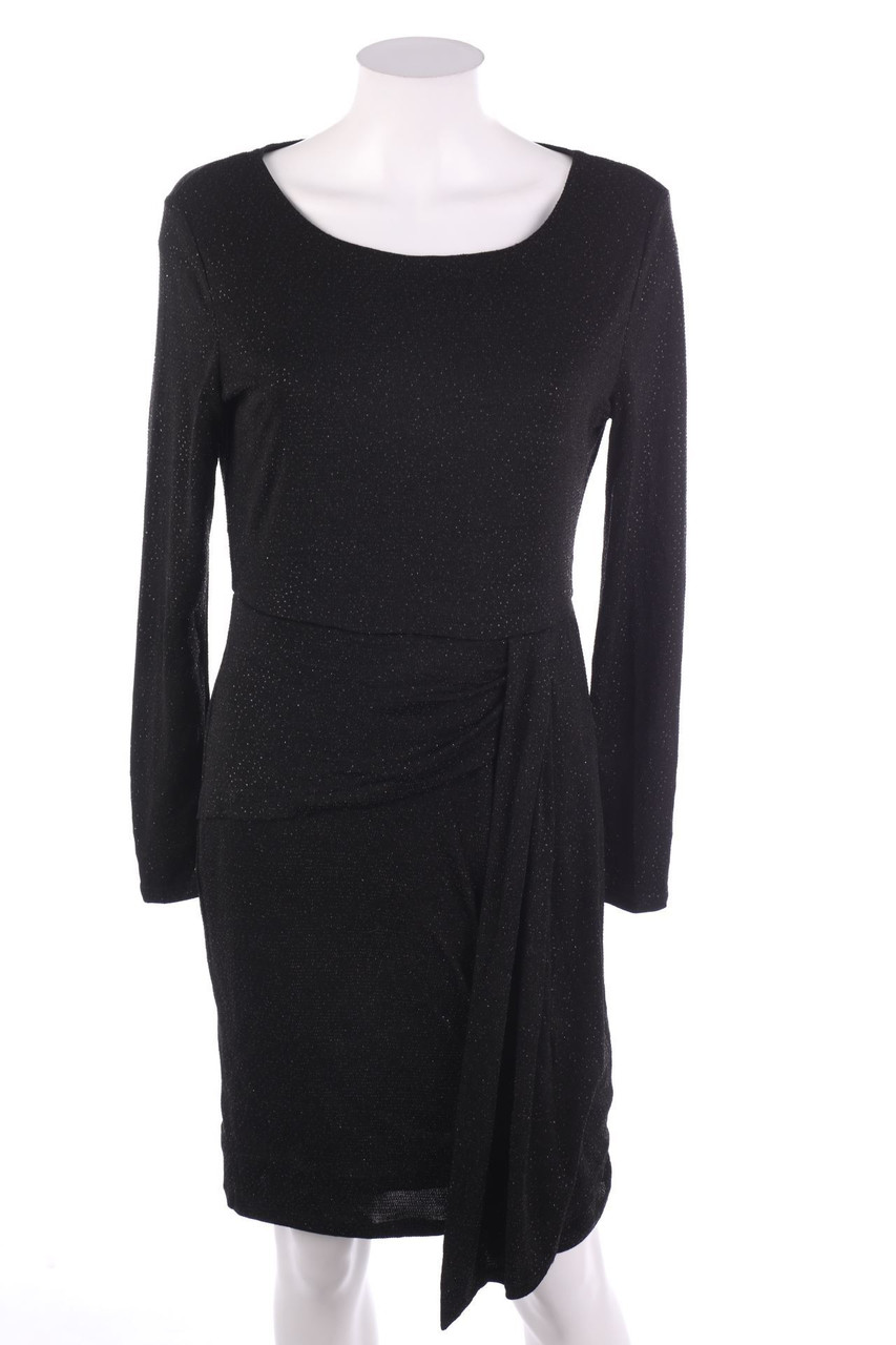 orsay - Glitzer-Kleid mit Drapierung - M