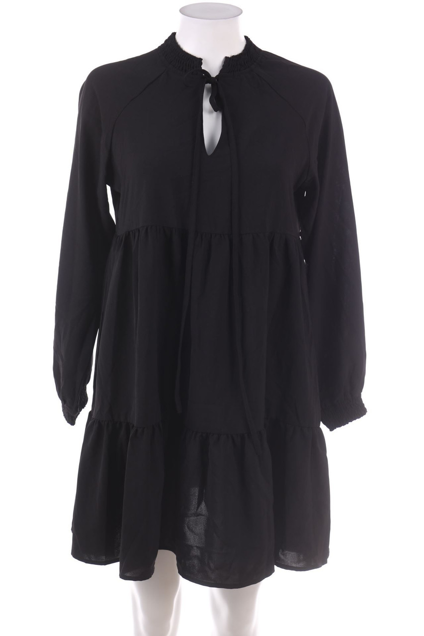 Ohne Label - Kleid mit Smok-Details - L