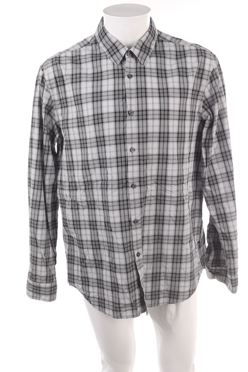 BOSS GREEN - kariertes Hemd aus Baumwolle - 2XL