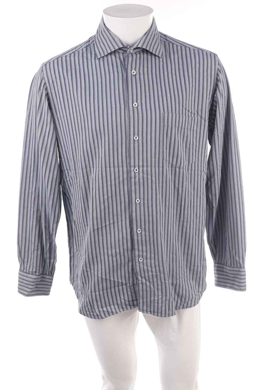 Luca Maldini MILANO - gestreiftes Hemd - L