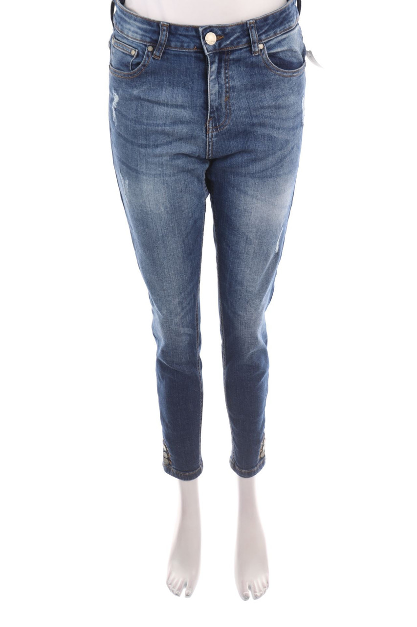 RESERVED - Used Look Skinny-Jeans - L