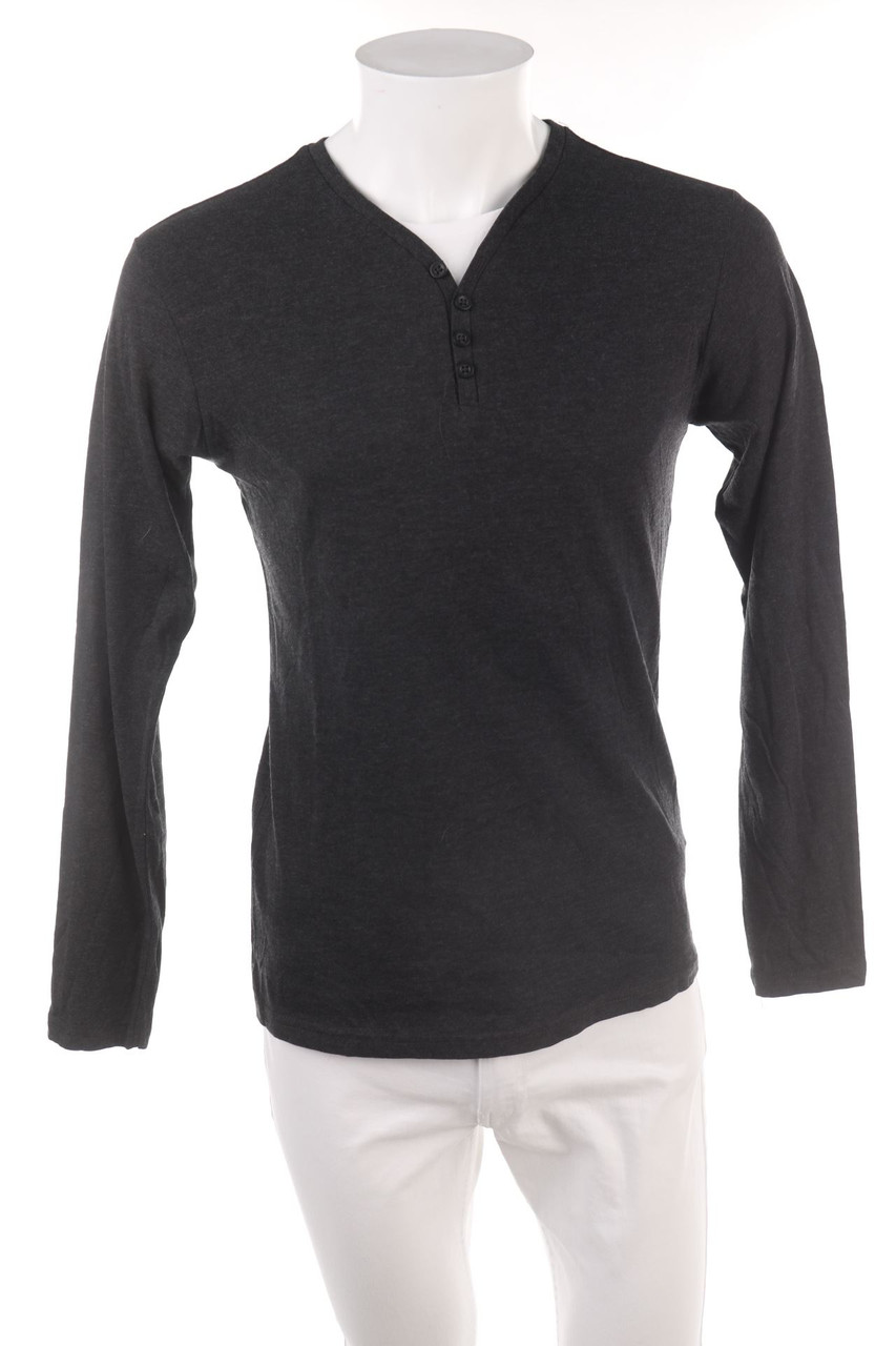 Identic - Longsleeve-Shirt aus Baumwoll-Mix - S