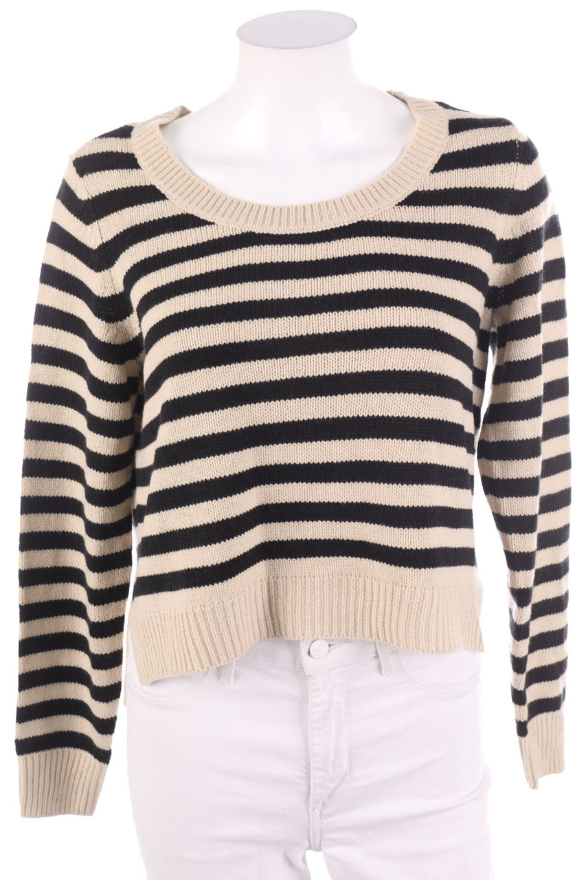 H&M - Strick-Pullover mit Streifen - M