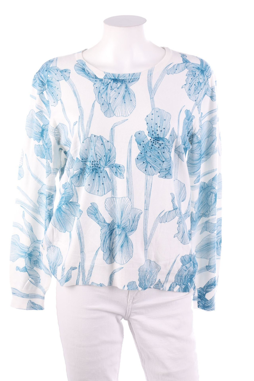 SECONDHAND - Sweatshirt mit Strass-Steinen - L