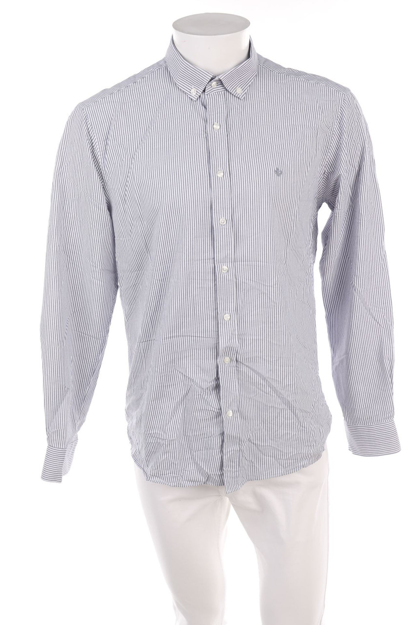 SECONDHAND - gestreiftes Hemd aus Baumwoll-Mix - L