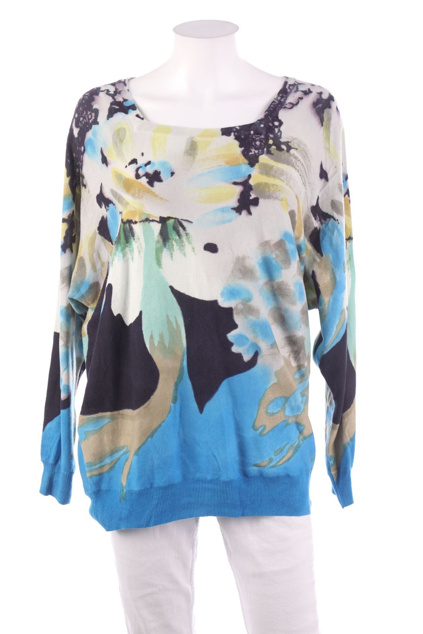 SECONDHAND - Strick-Pullover mit Muster - M