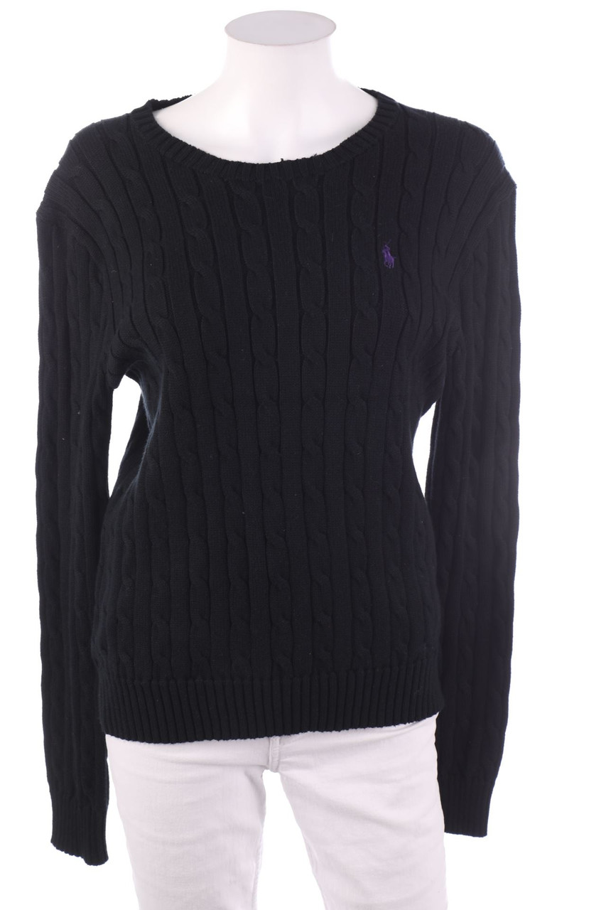 POLO RALPH LAUREN - Baumwoll-Zopf-Pullover - L