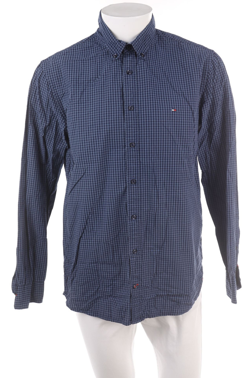 TOMMY HILFIGER - kariertes Hemd aus Baumwolle - L