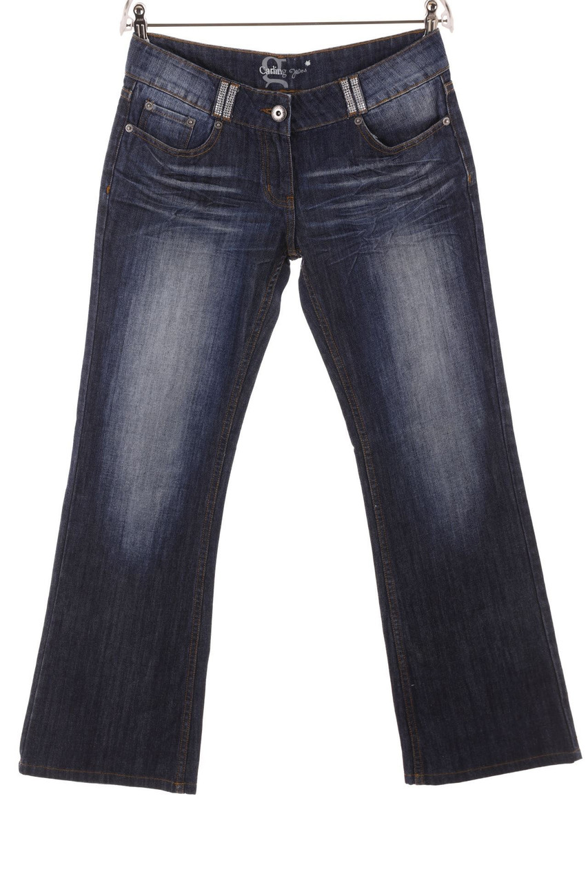Carling - Used Look Straight Cut Jeans - M