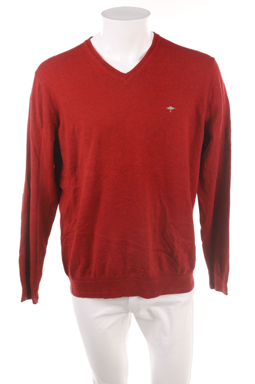 FYNCH-HATTON - V-Neck-Pullover mit Wolle - L