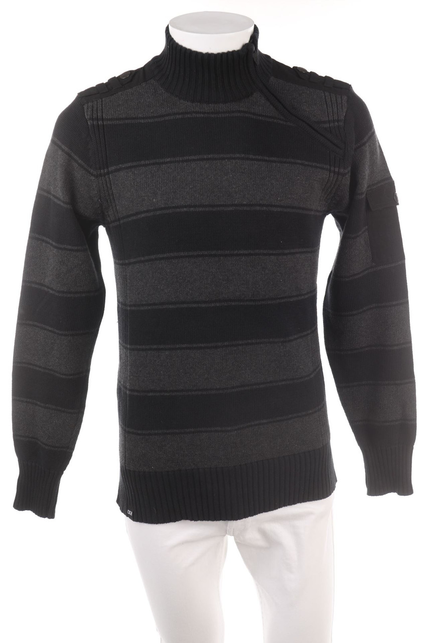 C&A - Baumwoll-Strick-Pullover mit Rollkragen - M