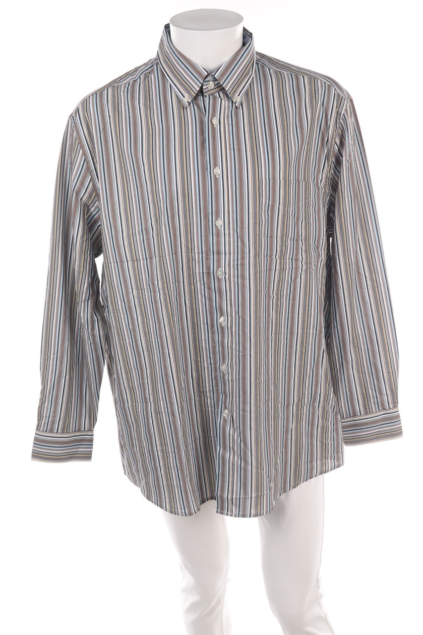 BEXLEYS - gestreiftes Hemd aus Baumwolle - XL